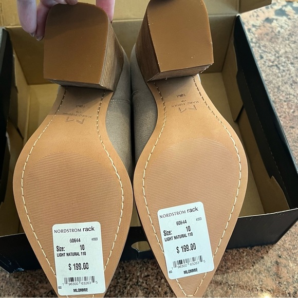 Marc Fisher Light Natural Bootie NIB - Picture 5 of 9